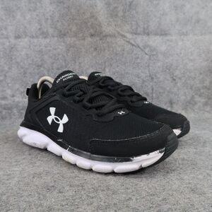 Under Armour Shoes Womens 8 Athletic Trainers Sport Active Running Black White